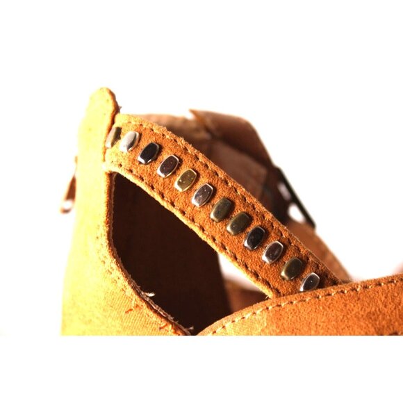 American Rag Cie Aleah Sandals Fringe Studs Ankle Strap Open Toe Womens US 6.5M - Picture 4 of 7